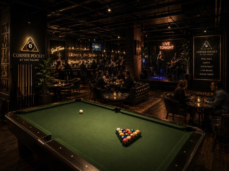 Live music and pool night at Corner Pocket