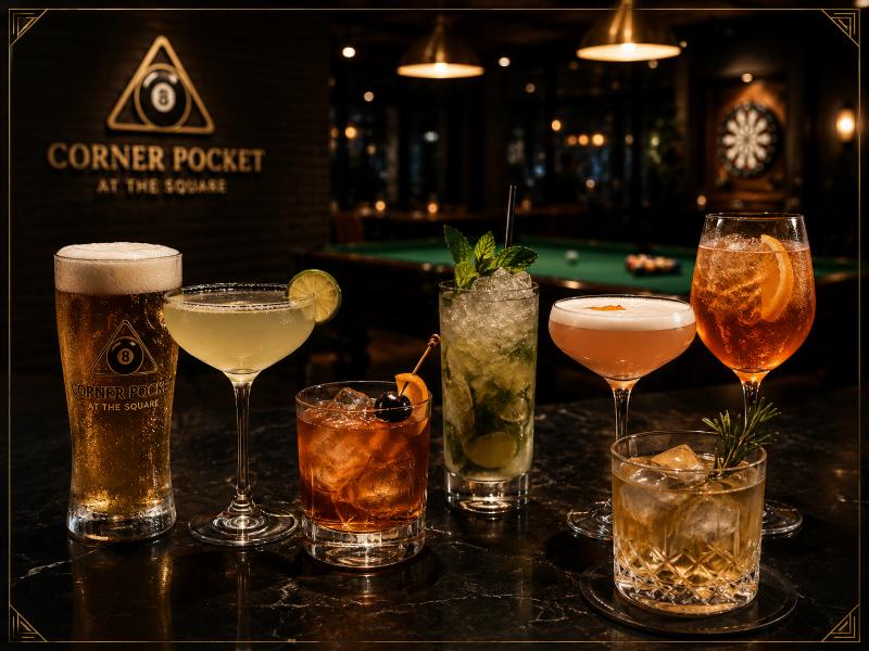Happy hour at Corner Pocket